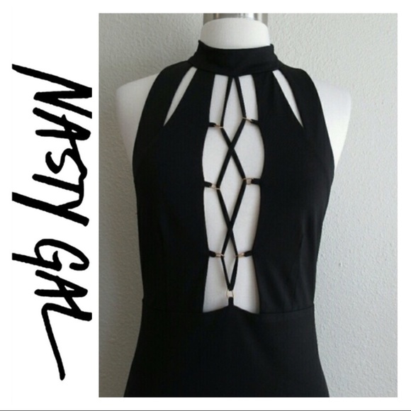 💕SALE💕 Nasty Gal Black Dance & Marvel sexy Dress - Picture 2 of 8